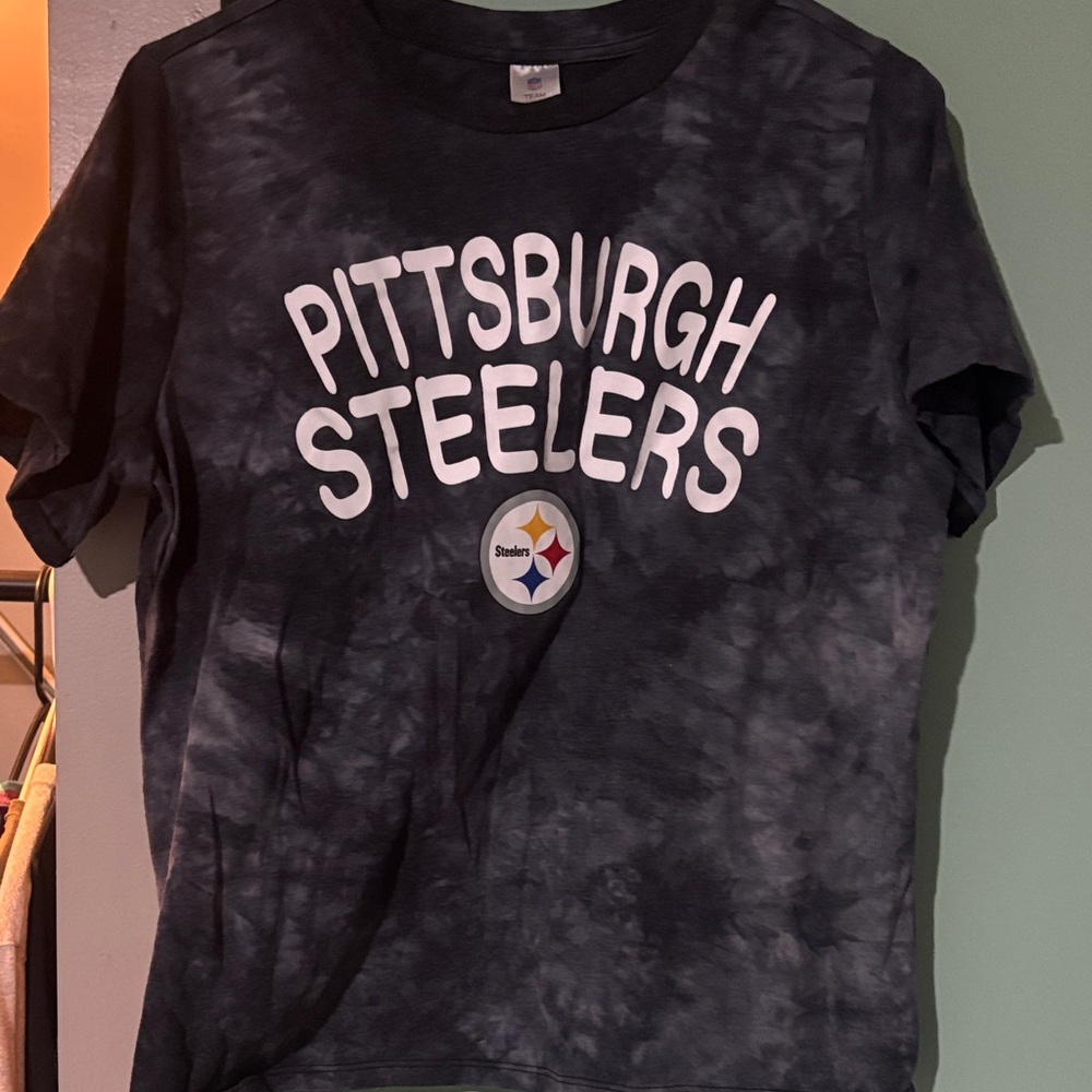 NFL Pittsburgh Steelers Kids Tie-Dye T-Shirt - Black